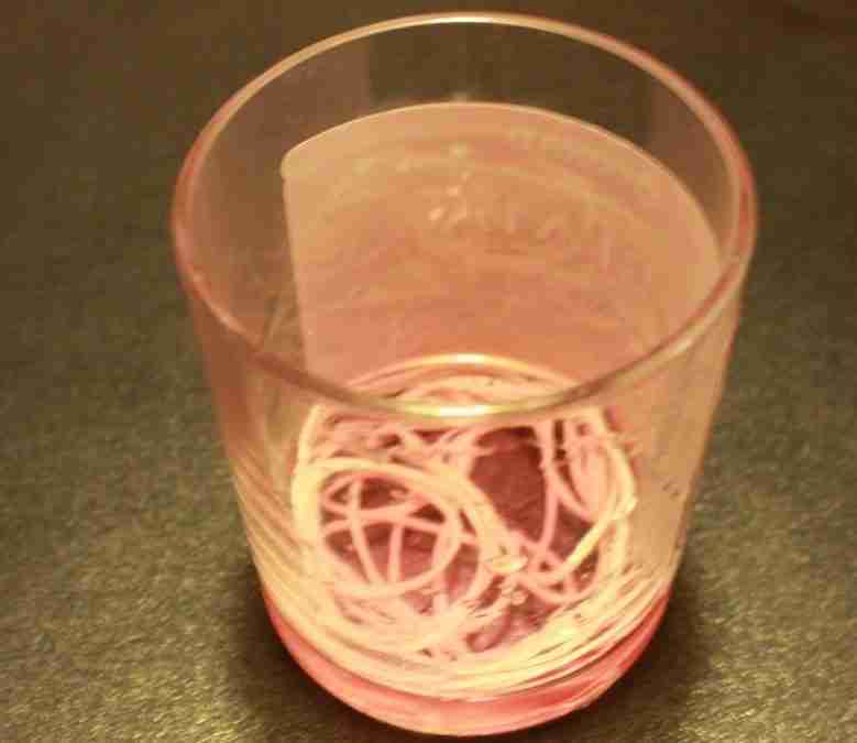 Filo per il vaso di vetro a mollo in alcol