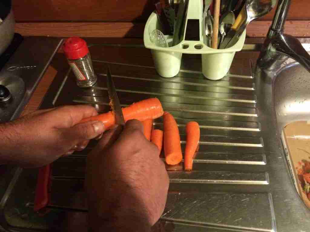 Come pelare le carote