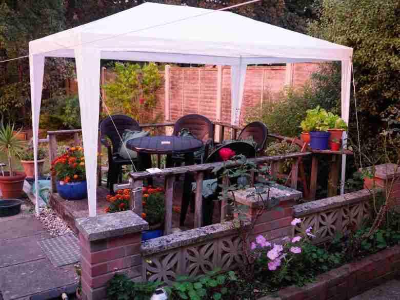 Gazebo da giardino pieghevole